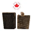 Natural Edge Dugout- Salvaged Oak