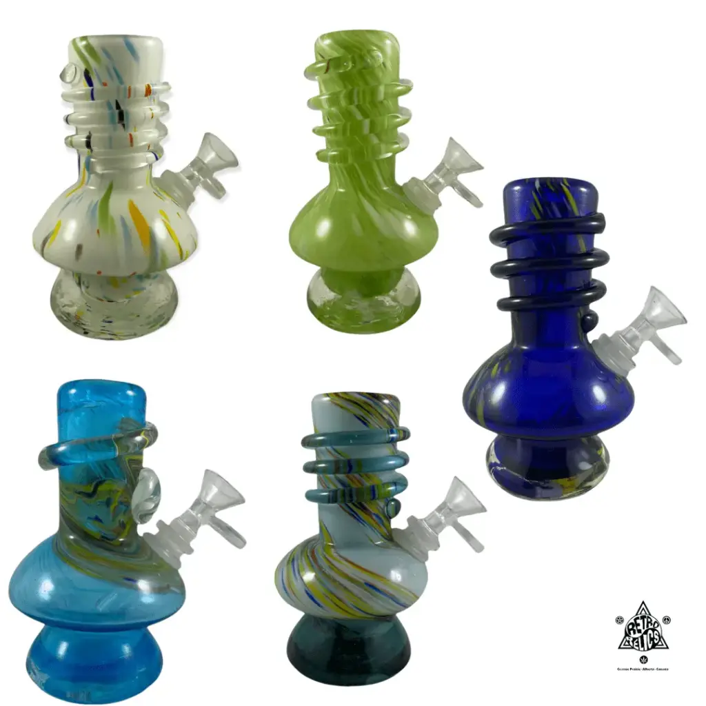 Vintage Soft Glass- Locutus Mushroom Base