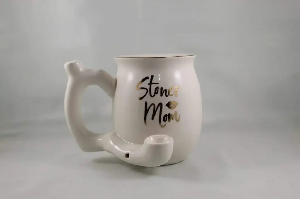 Stoner Mom Ceramic Pipe Mug