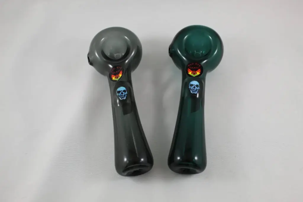 Redeye Glass Dichro Skull Pipe