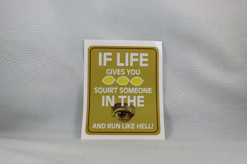Sticker-If Life Gives You Lemons