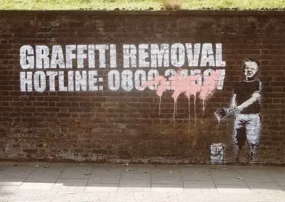 Mini Poster-Banksy Graffiti