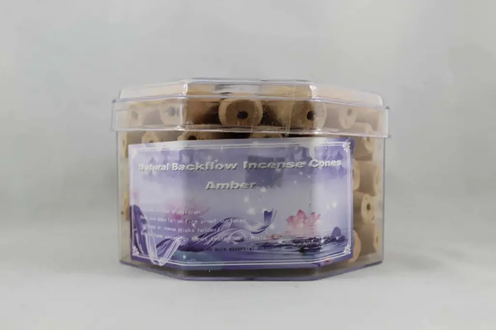 Natural Back Flow Incense Cones-Amber