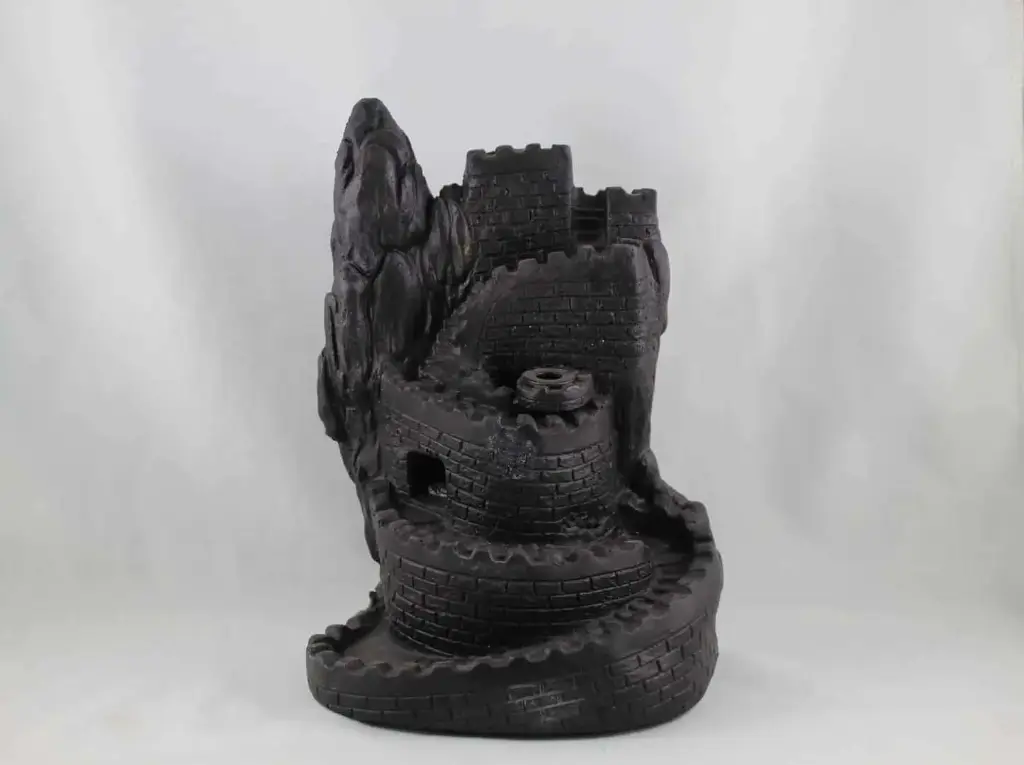 Back flow Incense Holder-Stone Castle
