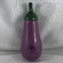 Premium Roast & Toast Ceramic Hand Pipe-Eggplant