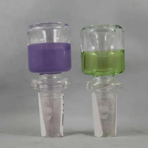 18mm Male Bowl-Pulsar Coloured Barrel Bowl